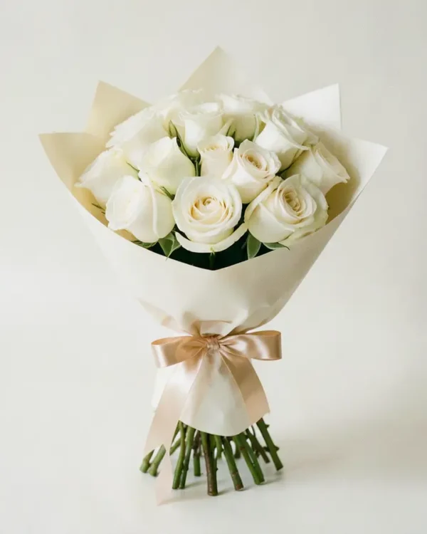 Bouquet Rose Ivoire